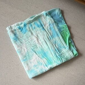 Little Sleepies Swaddle Blue and Green Tie-Dye